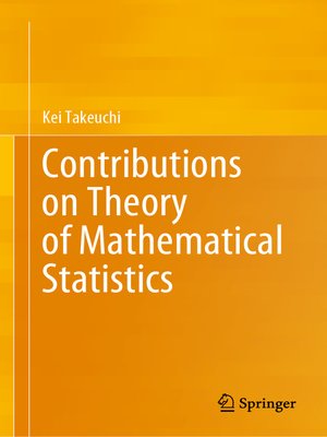cover image of Contributions on Theory of Mathematical Statistics